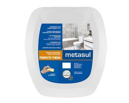 Assento sanitário perfecto thema retangular branco metasul