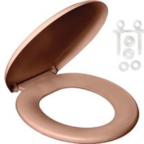 Assento Sanitário Plástico Almofadado Clássico Caramelo - PR1063-1 - PINCEIS ATLAS