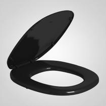 Assento Sanitário Plástico Aspen/Fast Ébano Fechamento Comum Deca AP.75.95