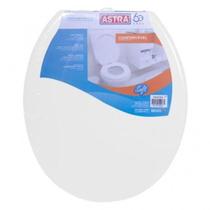 Assento Sanitário Plástico Oval Soft Branco Astra