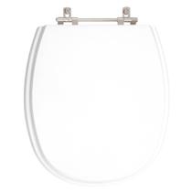 Assento Sanitário Poliéster Alamo Branco para vaso Santa Clara 1.6gpf 6lpf Assento Sanitário Poliéster Alamo Branco para vaso Santa Clara 1.6gpf 6lpf