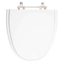 Assento Sanitário Poliéster Aloha Branco para vaso Celite