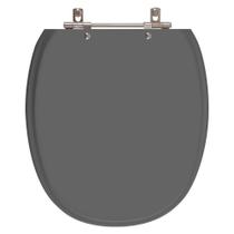 Assento Sanitario Poliester Ascot Cinza Quartzo (Cinza Escuro) para vaso Ideal Standard Assento Sanitario Poliester Ascot Cinza Quartzo (Cinza Escuro) para vaso Ideal Standard