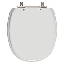 Assento Sanitário Poliéster Ascot Sterling Silver Para Vaso Ideal Standart