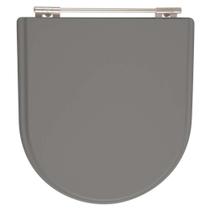 Assento Sanitário Poliéster Calypso Cinza Ambar para vaso Incepa