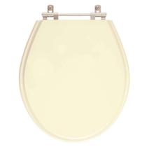 Assento Sanitário Poliéster Carina Bone (Bege Claro) para vaso Ideal Standard