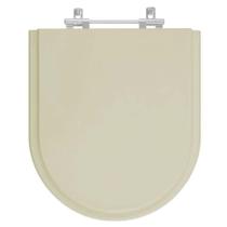 Assento Sanitario Poliester Castanha Smart Bege Fosco para vaso Celite Assento Sanitario Poliester Castanha Smart Bege Fosco para vaso Celite