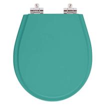 Assento Sanitario Poliester Com Amortecedor Avalon Aquamarine Para Vaso Ideal Standard