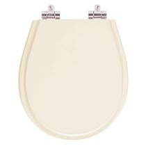 Assento Sanitario Poliester com Amortecedor Avalon Bone (Bege Claro) para Vaso Ideal Standard