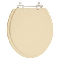 Assento Sanitario Poliester Convencional Oval Salmão para vaso Icasa Assento Sanitario Poliester Convencional Oval Salmão para vaso Icasa