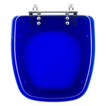 Assento Sanitário Poliester Fit Azul Translucido para vaso Celite