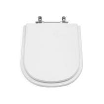 Assento Sanitário Poliéster Flox Branco Para Louça Fiori