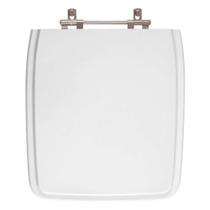Assento Sanitário Poliéster Malva Branco para vaso Mari Assento Sanitário Poliéster Malva Branco para vaso Mari