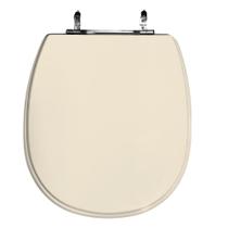 Assento Sanitário Poliéster Para Louça Aspen (Deca) Aço (Reb. Oculto) Creme Assento Sanitário Poliéster Para Louça Aspen (Deca) Aço (Reb. Oculto) Creme