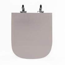 Assento Sanitário Poliéster Para Louça Axis (Deca) Super Luxo Cromado (Reb. Oculto) Barbante