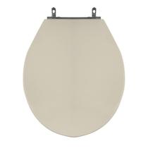 Assento Sanitário Poliéster Para Louça Izy (Deca) Aço (Reb. Oculto) Creme Assento Sanitário Poliéster Para Louça Izy (Deca) Aço (Reb. Oculto) Creme