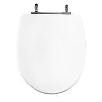 Assento Sanitário Poliéster Para Louça Laura/Victoria (Roca) Aço (Reb. Oculto) Branco Assento Sanitário Poliéster Para Louça Laura/Victoria (Roca) Aço (Reb. Oculto) Branco