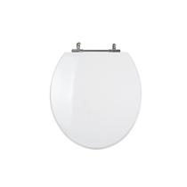 Assento Sanitário Poliéster para Louça Laura/Victoria (Roca) Aço Sedile Branco Assento Sanitário Poliéster para Louça Laura/Victoria (Roca) Aço Sedile Branco
