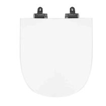 Assento Sanitário Poliéster Para Louça Nexo (Roca) Slow Close Cromado (Reb. Oculto) Branco Assento Sanitário Poliéster Para Louça Nexo (Roca) Slow Close Cromado (Reb. Oculto) Branco