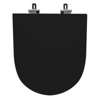 Assento Sanitário Poliéster Para Louça Nexo (Roca) Super Luxo Cromado (Reb. Oculto) Onix Assento Sanitário Poliéster Para Louça Nexo (Roca) Super Luxo Cromado (Reb. Oculto) Onix