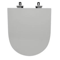Assento Sanitário Poliéster Para Louça Omega (Deca) Super Luxo Cromado (Reb. Oculto) Cinza Real Assento Sanitário Poliéster Para Louça Omega (Deca) Super Luxo Cromado (Reb. Oculto) Cinza Real