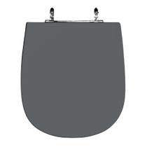 Assento Sanitário Poliéster Para Louça Paris (Ideal Standard) Aço (Reb. Oculto) Cinza Quartzo Assento Sanitário Poliéster Para Louça Paris (Ideal Standard) Aço (Reb. Oculto) Cinza Quartzo