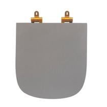 Assento Sanitário Poliéster para Louça Quadra/Unic/Axis (Deca) Slow Close Gold Sedile Cinza/Fosco