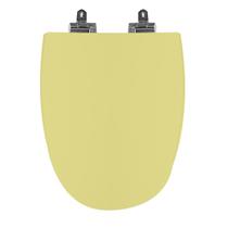 Assento Sanitário Poliéster para Louça Sedile Monte Carlo/venice (deca/belize) Slow Close Cromado