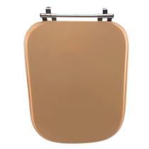 Assento Sanitário Poliéster para Louça Sedile Tivoli (ideal Standard) Aço Visone