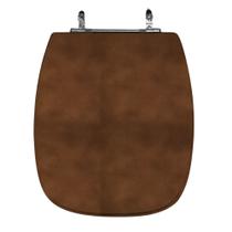 Assento Sanitário Poliéster Para Louça Stylus (Celite) Aço (Reb. Oculto) Marrom Degrade Assento Sanitário Poliéster Para Louça Stylus (Celite) Aço (Reb. Oculto) Marrom Degrade