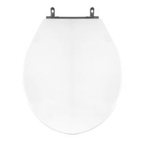Assento Sanitário Poliéster Para Louça Targa (Deca) Aço (Reb. Oculto) Branco Assento Sanitário Poliéster Para Louça Targa (Deca) Aço (Reb. Oculto) Branco