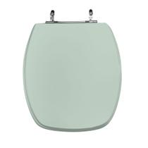 Assento Sanitário Poliéster Para Louça Thema (Incepa) Aço (Reb. Oculto) Verde Água Assento Sanitário Poliéster Para Louça Thema (Incepa) Aço (Reb. Oculto) Verde Água