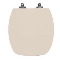 Assento Sanitário Poliéster Para Louça Thema (Incepa) Slow Close Cromado (Reb. Oculto) Bone
