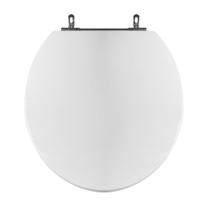 Assento Sanitário Poliéster Para Louça Universal/Standard Aço (Reb. Oculto) Branco