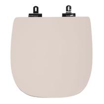 Assento Sanitário Poliéster Para Louça Versato (Celite) Slow Close Cromado (Reb. Oculto) Rosato Assento Sanitário Poliéster Para Louça Versato (Celite) Slow Close Cromado (Reb. Oculto) Rosato
