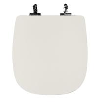 Assento Sanitário Poliéster Para Louça Versato (Celite) Super Luxo Cromado (Reb. Oculto) Pergamon