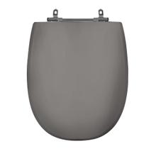 Assento Sanitário Poliéster Para Louça Village (Deca) Aço (Reb. Oculto) Cinza Vip Assento Sanitário Poliéster Para Louça Village (Deca) Aço (Reb. Oculto) Cinza Vip