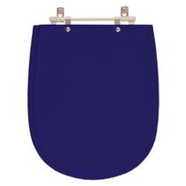 Assento Sanitário Poliéster Paris Azul Cobalto para vaso Ideal Standard