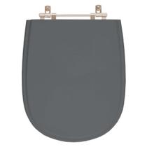 Assento Sanitário Poliéster Paris Cinza Quartzo para vaso Ideal Standard Assento Sanitário Poliéster Paris Cinza Quartzo para vaso Ideal Standard