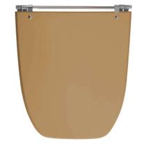 Assento Sanitário Poliéster Scala Amêndoa Para Vaso Ideal Standart