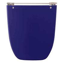 Assento Sanitário Poliester Scala Azul Cobalto para vaso Ideal Standard