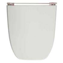 Assento Sanitário Poliéster Scala Sterling Silver Para Vaso Ideal Standart