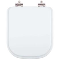 Assento Sanitário Poliéster Soft Close Debba Square Branco para vaso Roca Assento Sanitário Poliéster Soft Close Debba Square Branco para vaso Roca