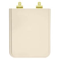 Assento Sanitário Poliester Soft Close Square Pêssego Rosa Shell para vaso Incepa com Ferragem Dourada