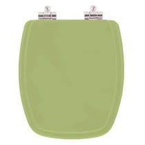 Assento Sanitário Poliester Soft Close Stylus Verde Itapoa para vaso Celite