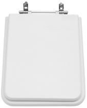 Assento Sanitário Poliéster Square Branco Para Louça Incepa