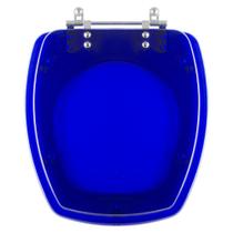 Assento Sanitário Poliéster Thema Azul Transparente para vaso Incepa Assento Sanitário Poliéster Thema Azul Transparente para vaso Incepa