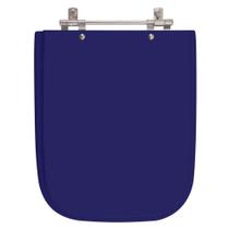 Assento Sanitário Poliéster Tivoli Azul Cobalto para vaso Ideal Standard