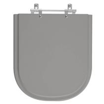 Assento Sanitário Poliester Vogue Plus Cinza Vip (cinza escuro) para vaso Deca Assento Sanitário Poliester Vogue Plus Cinza Vip (cinza escuro) para vaso Deca