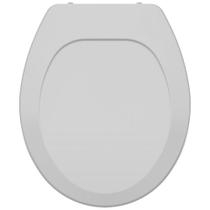 Assento Sanitário Polipropileno Oval Premium Universal Cinza Claro/ Cinza Prata Assento Sanitário Polipropileno Oval Premium Universal Cinza Claro/ Cinza Prata